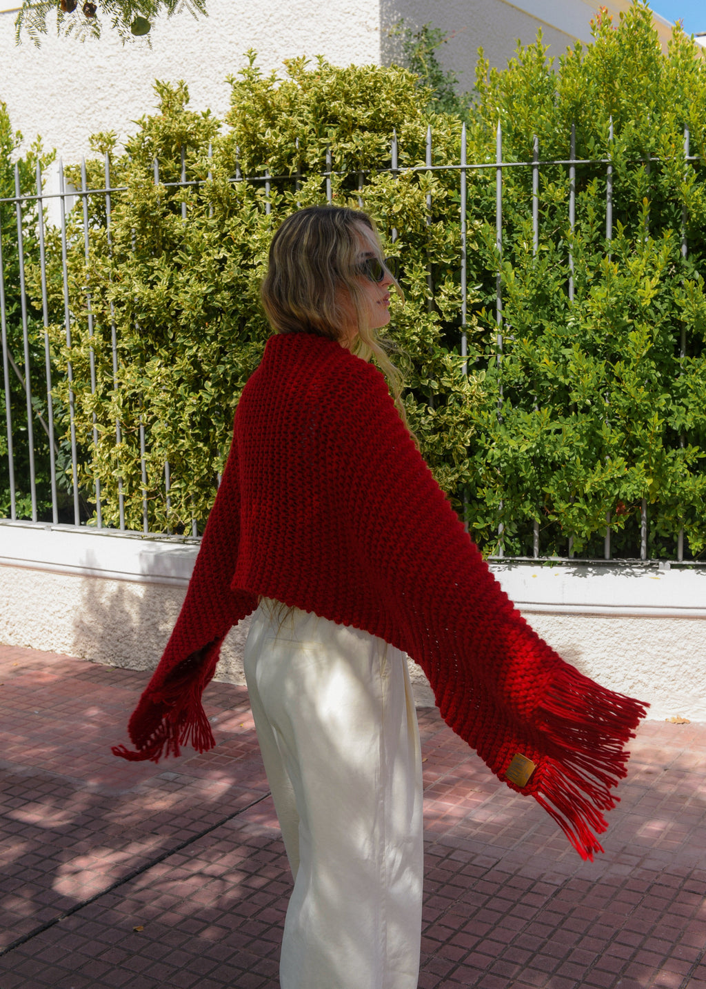 Bufandon Emma Rojo