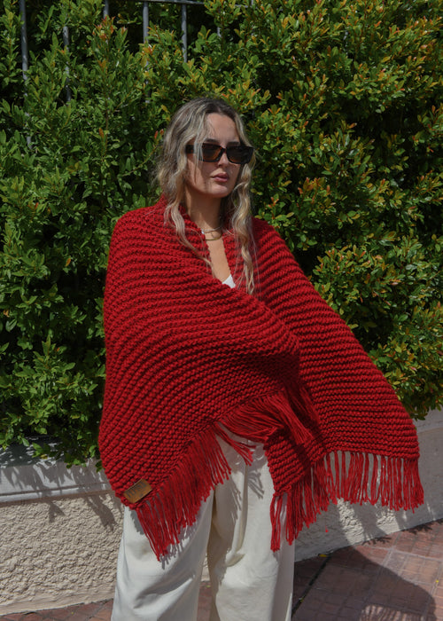 Bufandon Emma Rojo