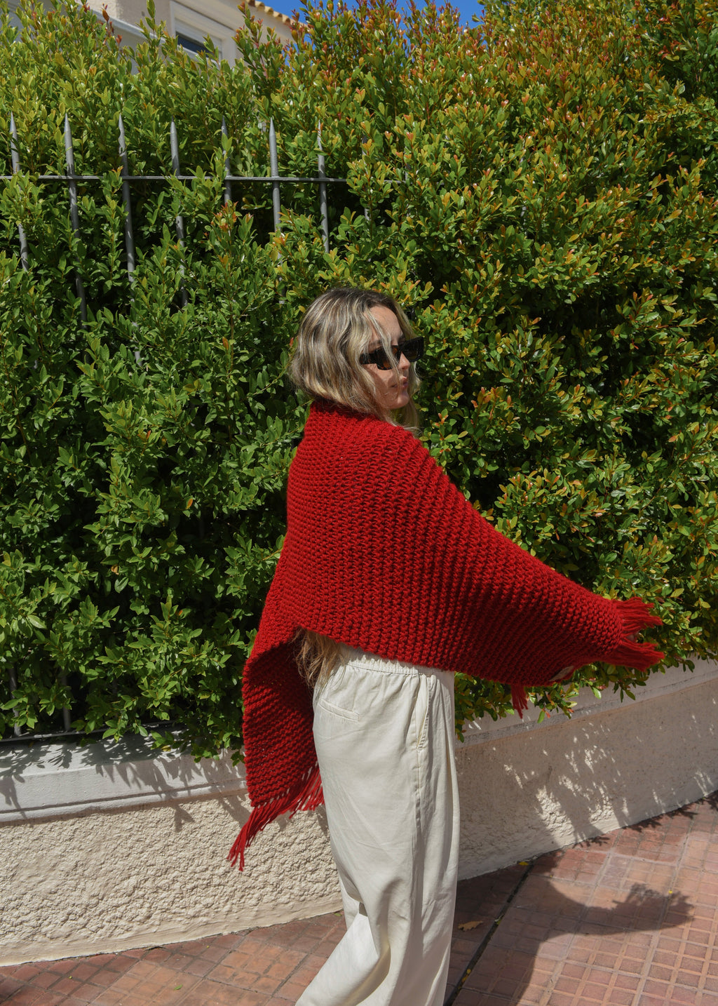 Bufandon Emma Rojo