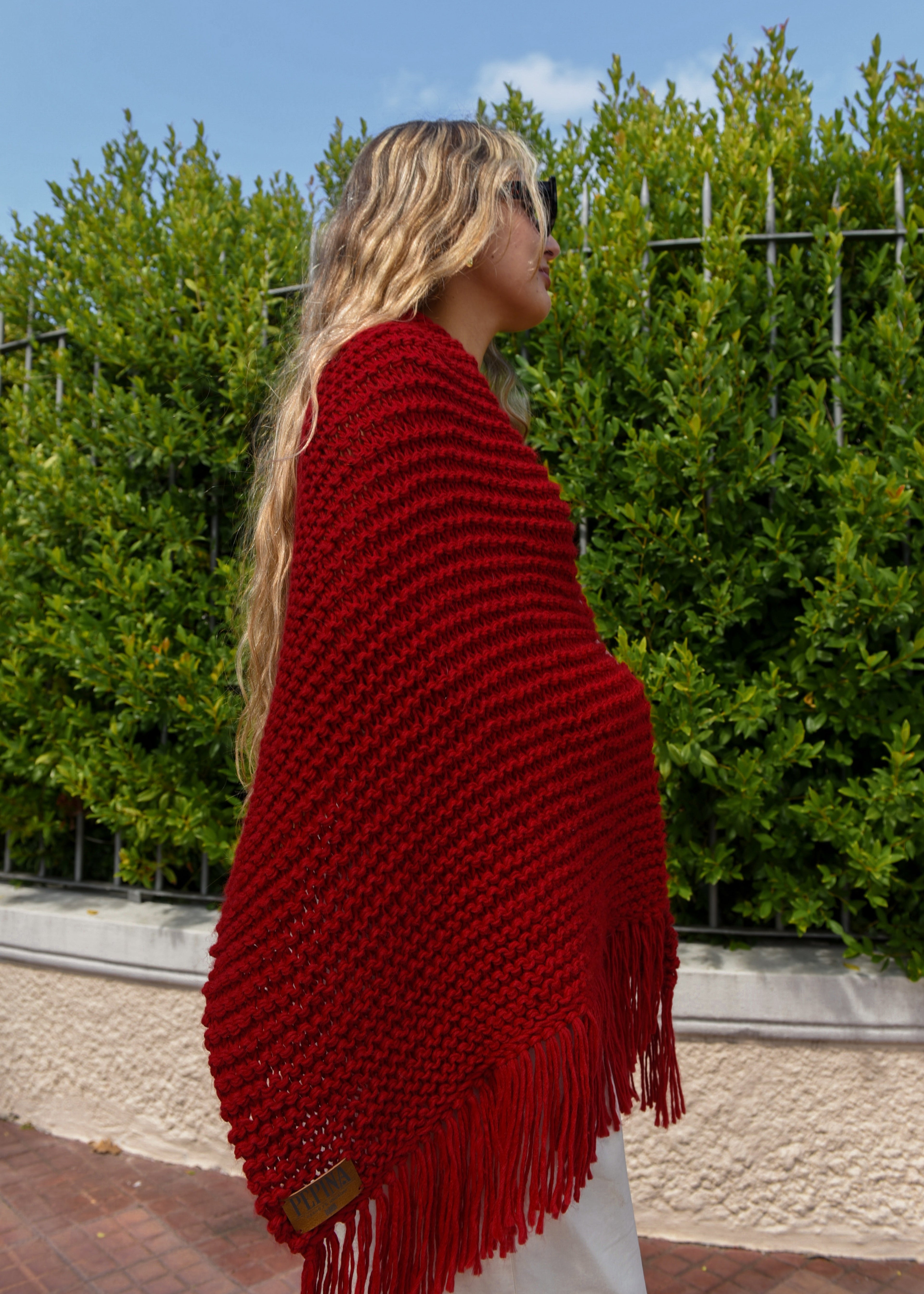 Bufandon Emma Rojo