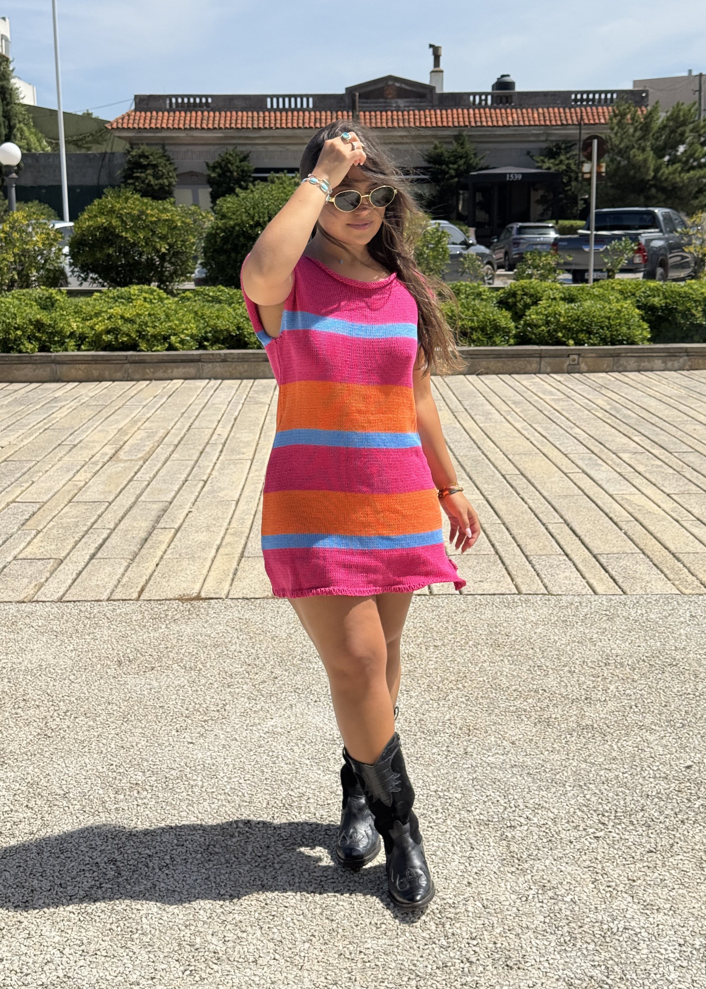 Vestido Bruna Fucsia