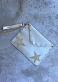 Sobre de Cuero Dorado con Estrella