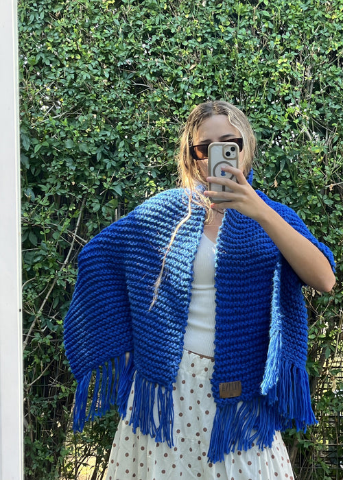 Bufandón Emma Azul