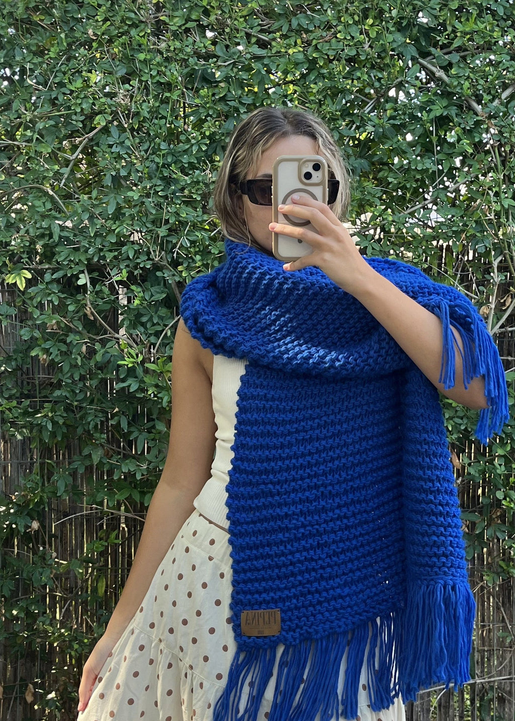 Bufandón Emma Azul