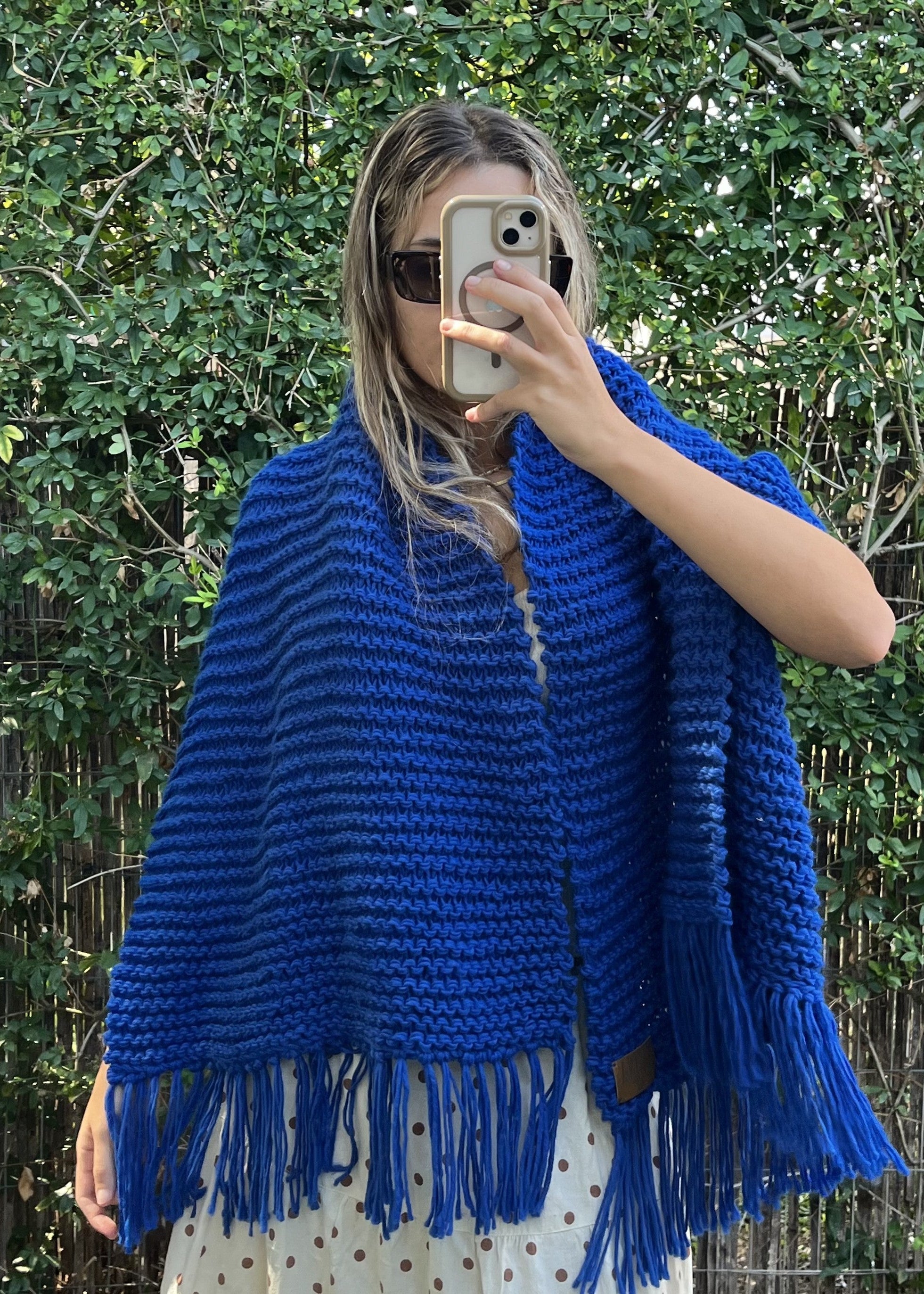 Bufandón Emma Azul