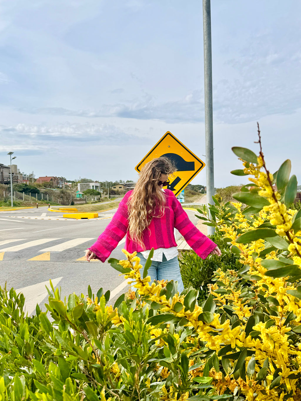 Sweater Versa Fucsia con Fucsia